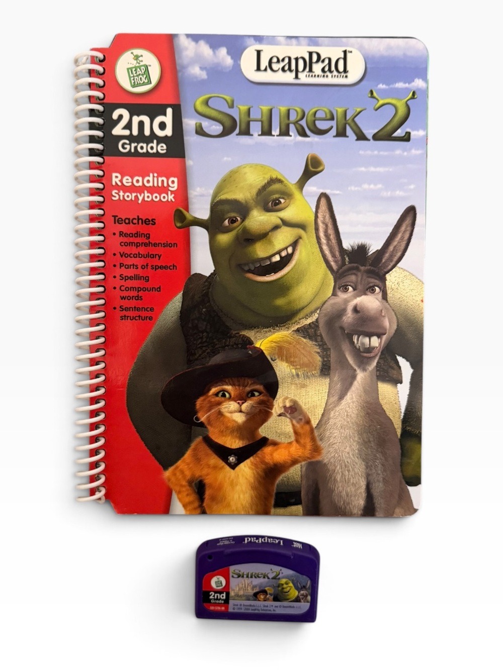 Leapfrog Shrek 2 LeapPad 2nd Grade Storybook & Cartridge Set